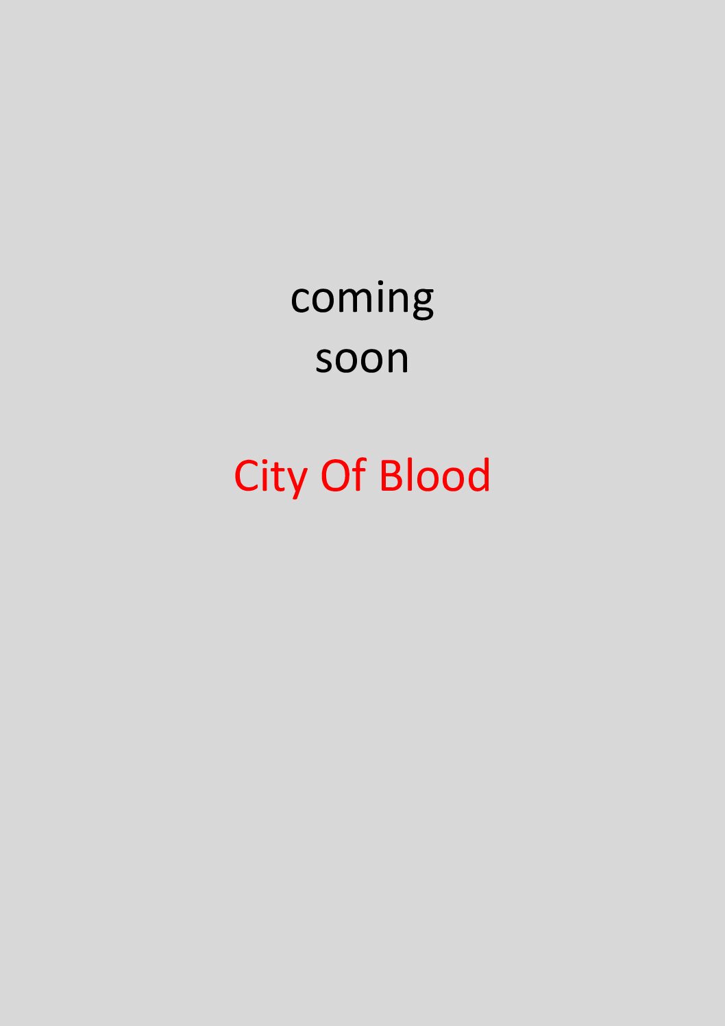 City of Blood